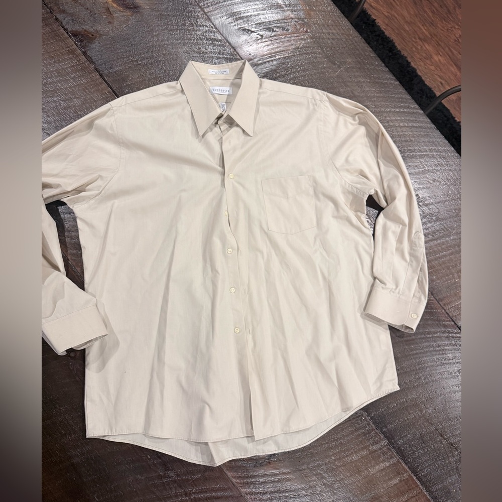 Van Heusen Light Tan Dress Shirt